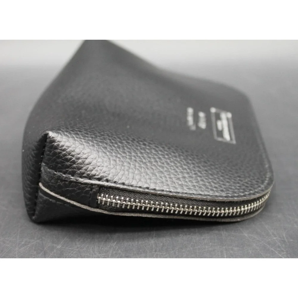 The White Company London British Airways Black Amenity Kit Travel Toiletry Bag